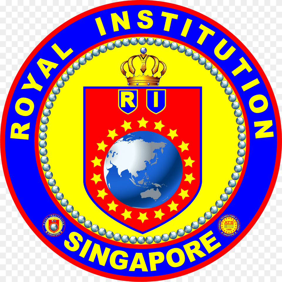 Royal Institution You Deserve To Be Recognised Globally Royal Institution Singapore Logo, Badge, Emblem, Symbol, Disk Free Png