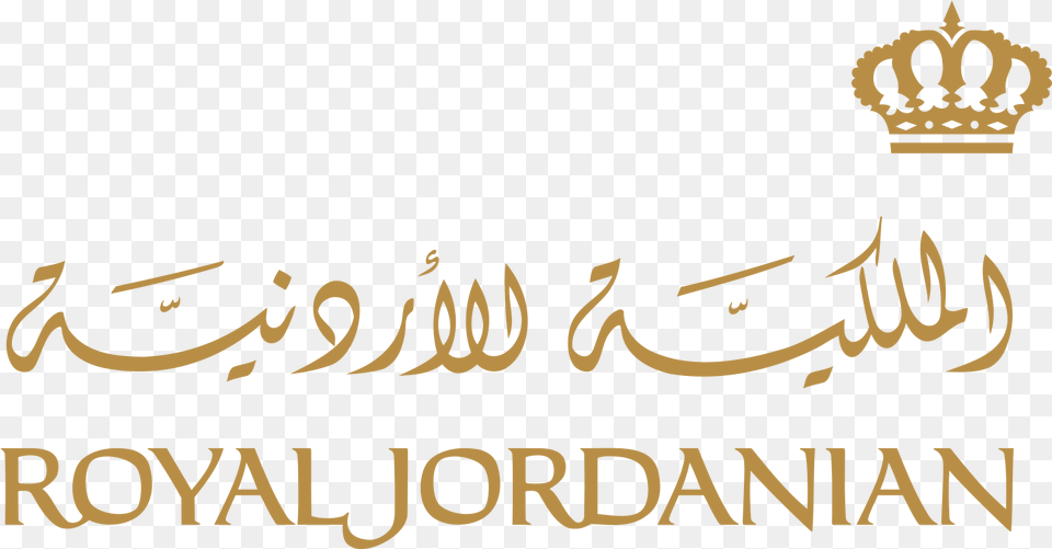 Royal Jordanian Airlines Logo Royal Jordanian Airlines Logo, Accessories, Jewelry, Crown, Text Png Image