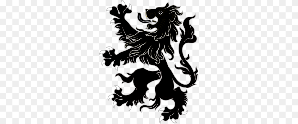 Royal Lion Logo Pruitt Family Crest, Electronics, Hardware, Stencil Png