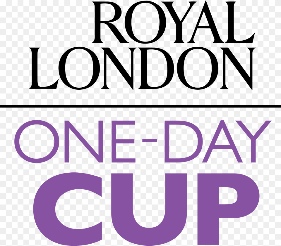 Royal London One Day Cup Logo, Purple, Green, Text Free Png Download