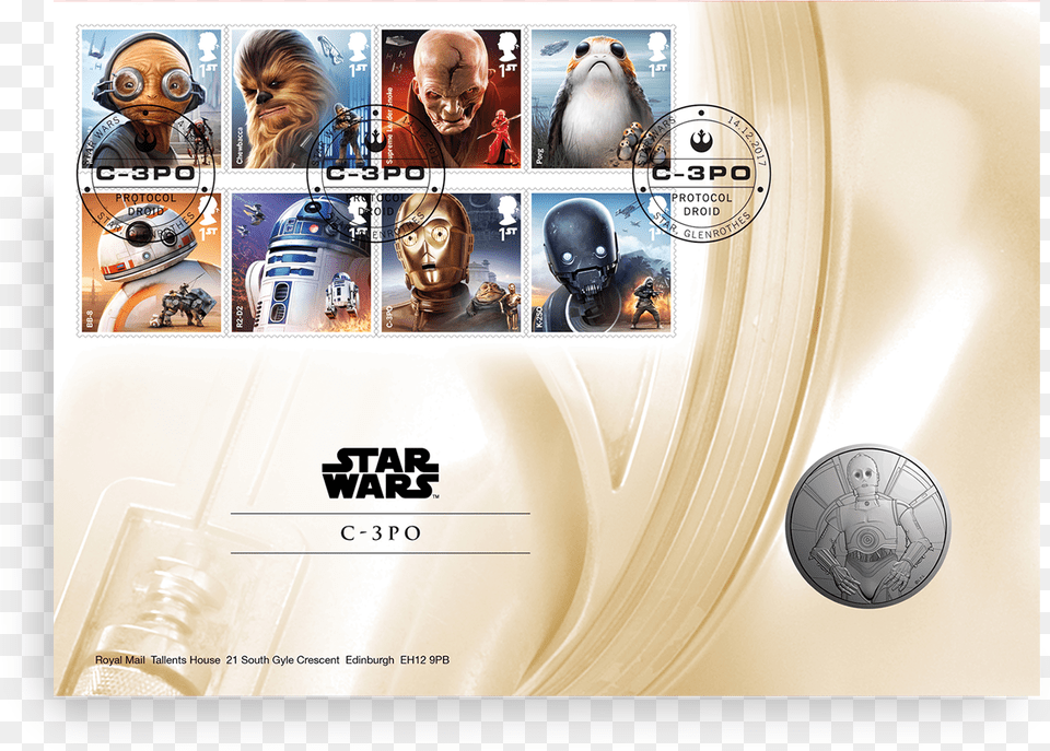 Royal Mail Star Wars, Adult, Person, Woman, Female Free Png
