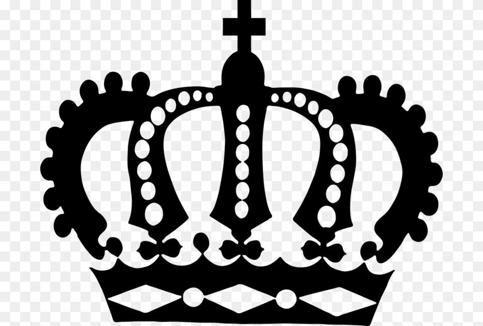 Royal Medium Image Vector Royal King Crown, Gray Free Png Download