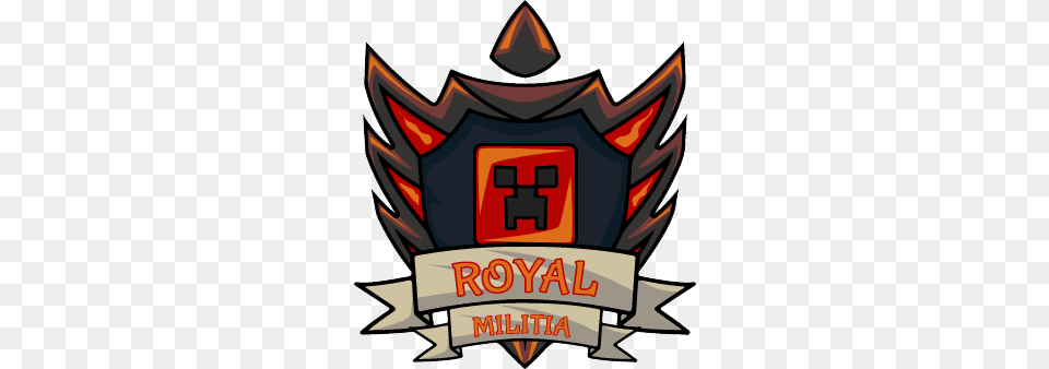 Royal Militia Guild Bed Wars Friendly Hypixel, Emblem, Logo, Symbol, Dynamite Free Transparent Png