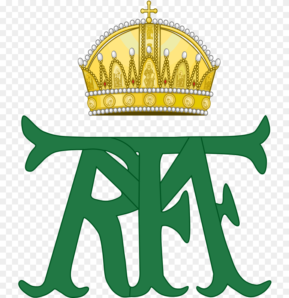Royal Monogram Of Maria Of Austria Queen Of Hungary, Accessories, Jewelry, Crown, Animal Free Transparent Png