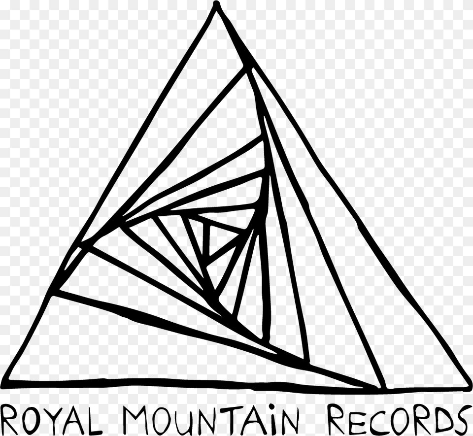 Royal Mountain Records Logo, Gray Free Png