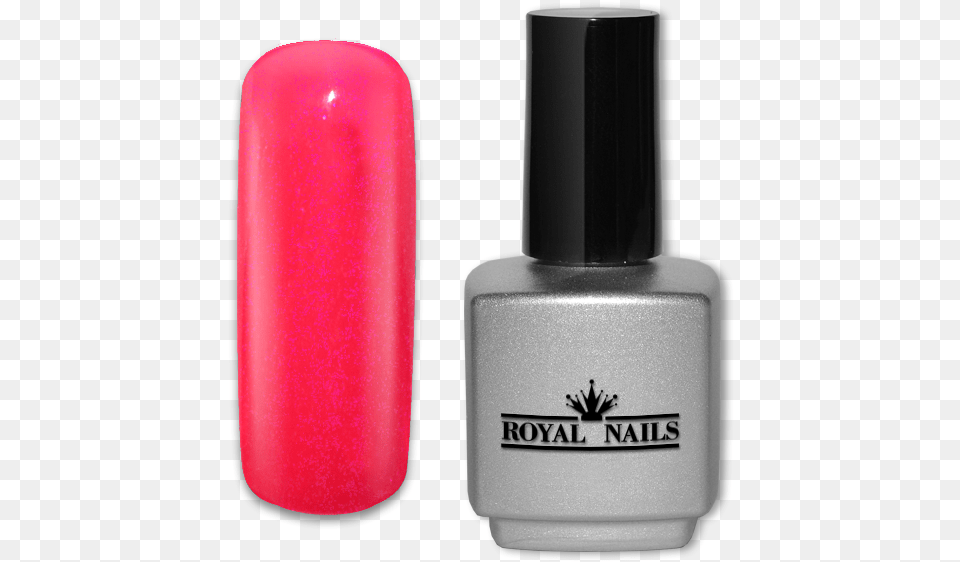 Royal Nails Uv Gel Polish Amaranth Red Glitter Nail Royal Nails, Cosmetics, Lipstick, Bottle, Perfume Free Png Download