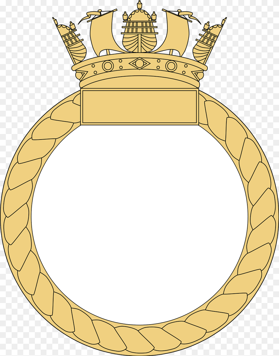Royal Navy Ship39s Badge Clipart, Gold, Accessories, Adult, Bride Png Image