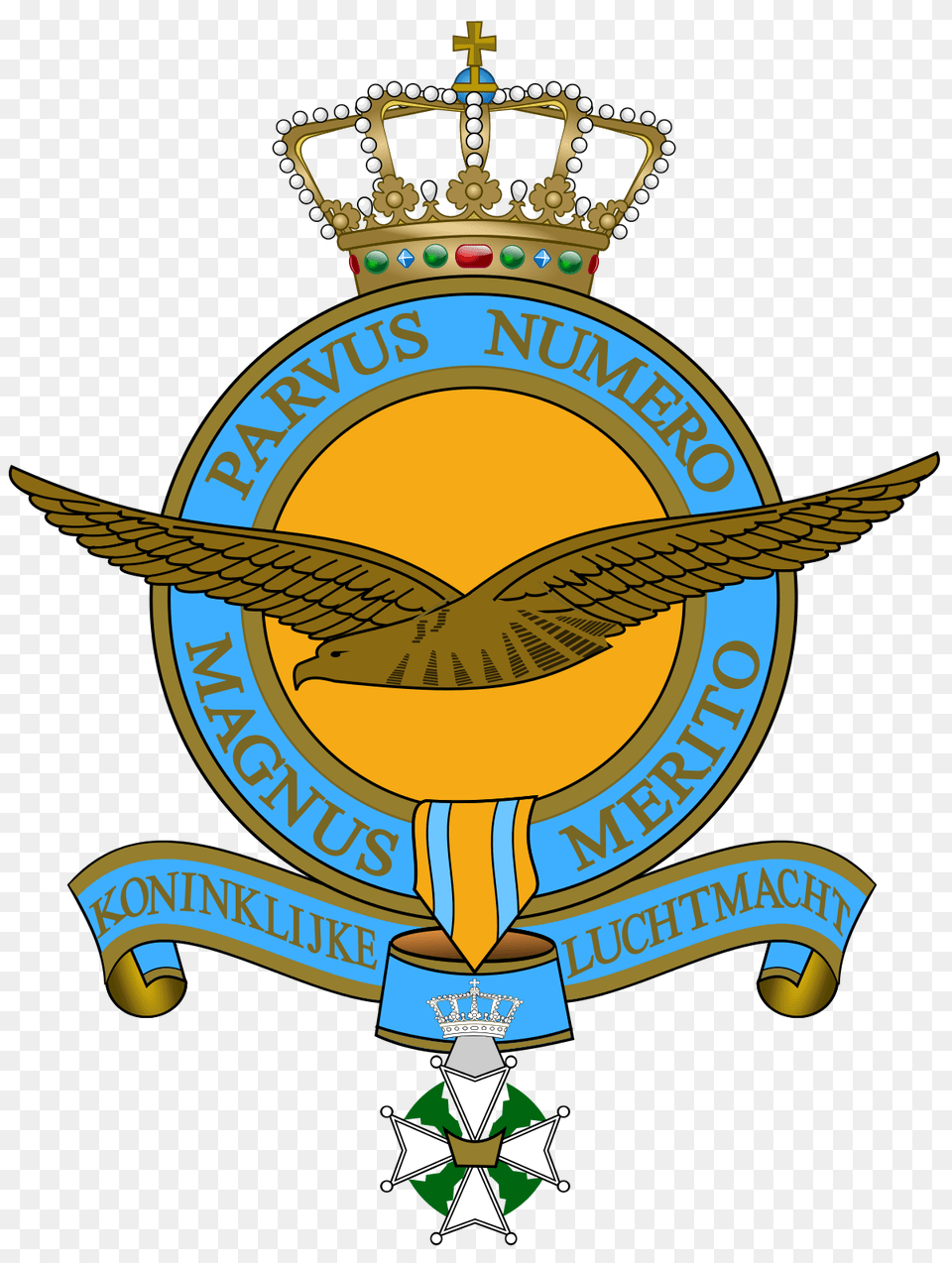 Royal Netherlands Air Force, Badge, Logo, Symbol, Emblem Free Png Download