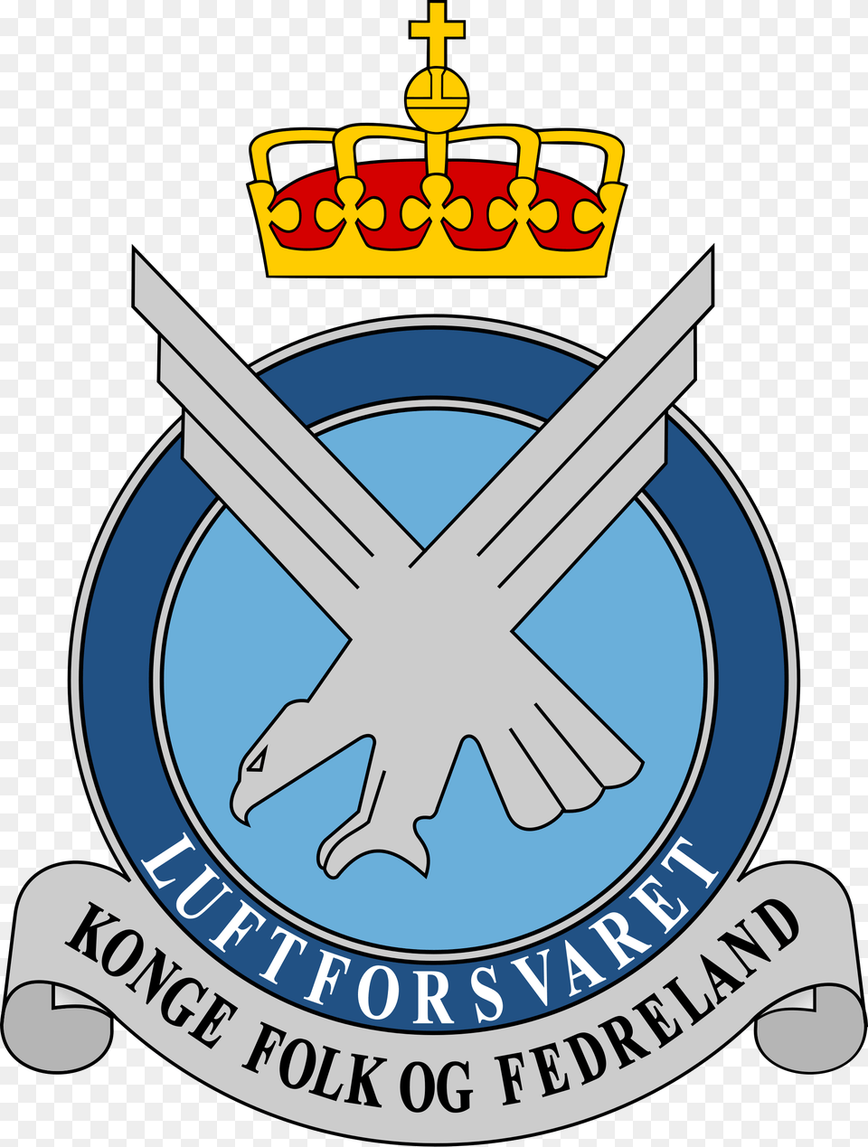 Royal Norwegian Air Force Logo, Emblem, Symbol, Badge, Dynamite Png