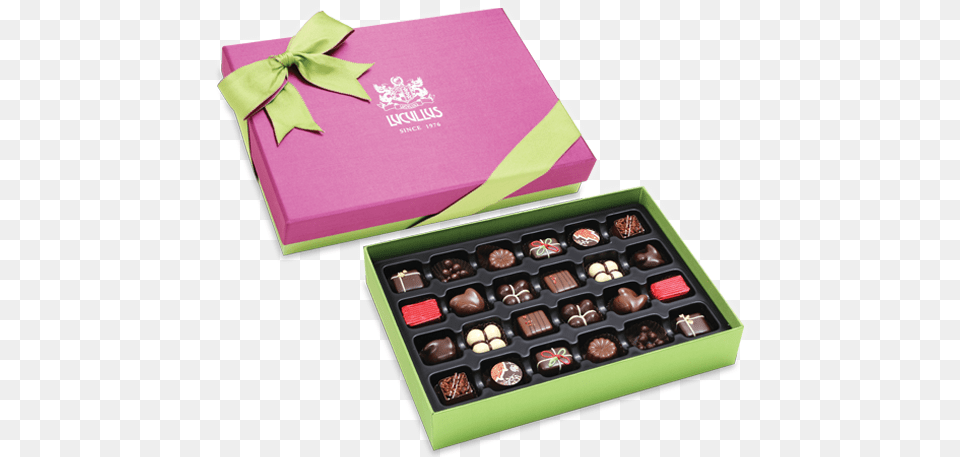 Royal Nut Chocolates Box 24pcs Box, Chocolate, Dessert, Food Png