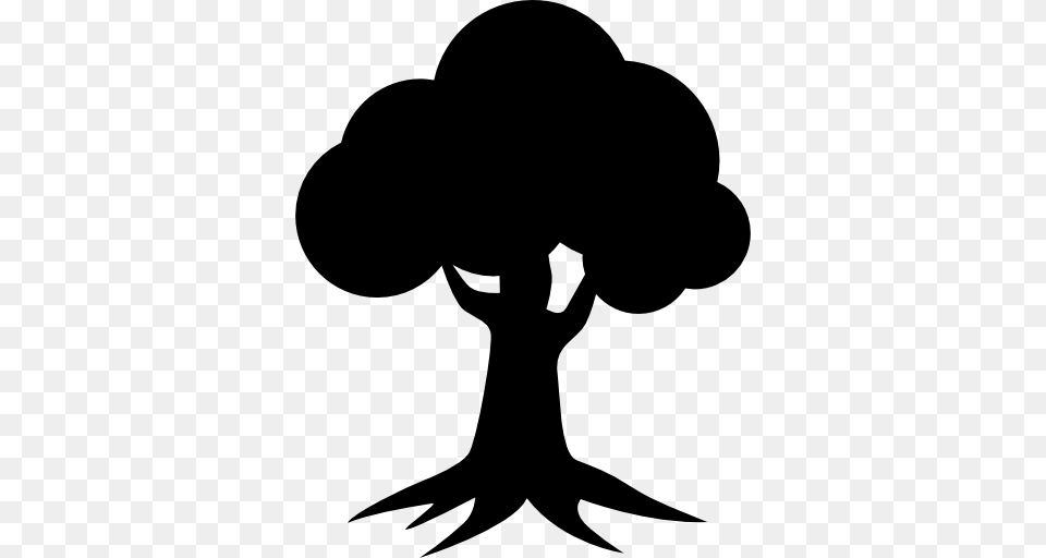 Royal Oak Homes Logo Of Tree Silhouette, Stencil, Electronics, Hardware, Animal Free Png