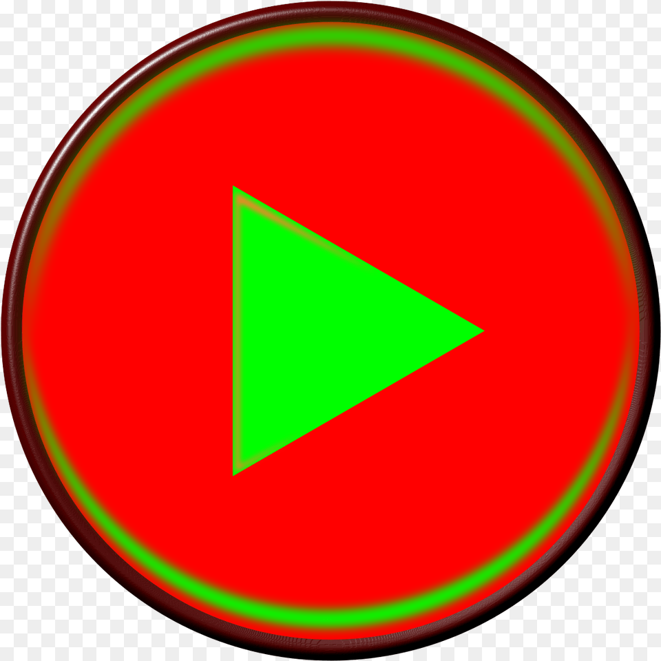 Royal Play Button Inkscape Circle, Triangle, Disk Free Png Download