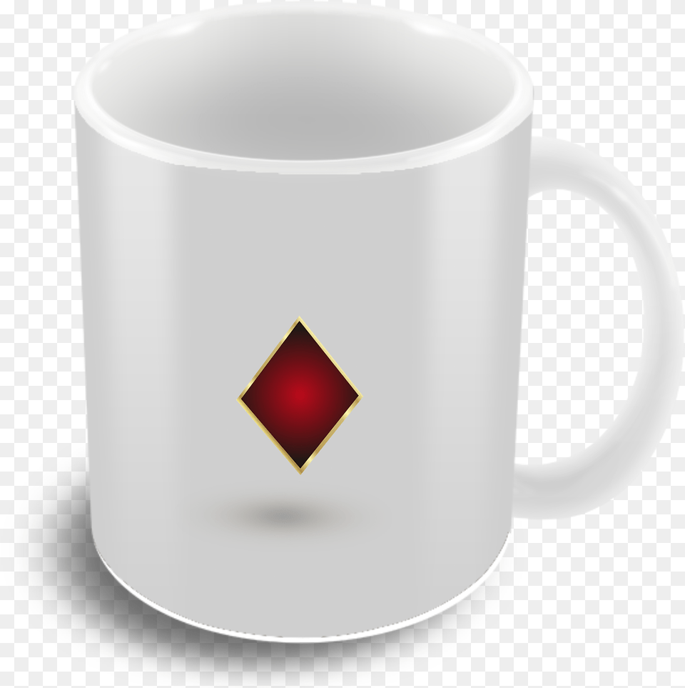 Royal Poker Diamond Icon Mug, Cup, Beverage, Coffee, Coffee Cup Free Transparent Png