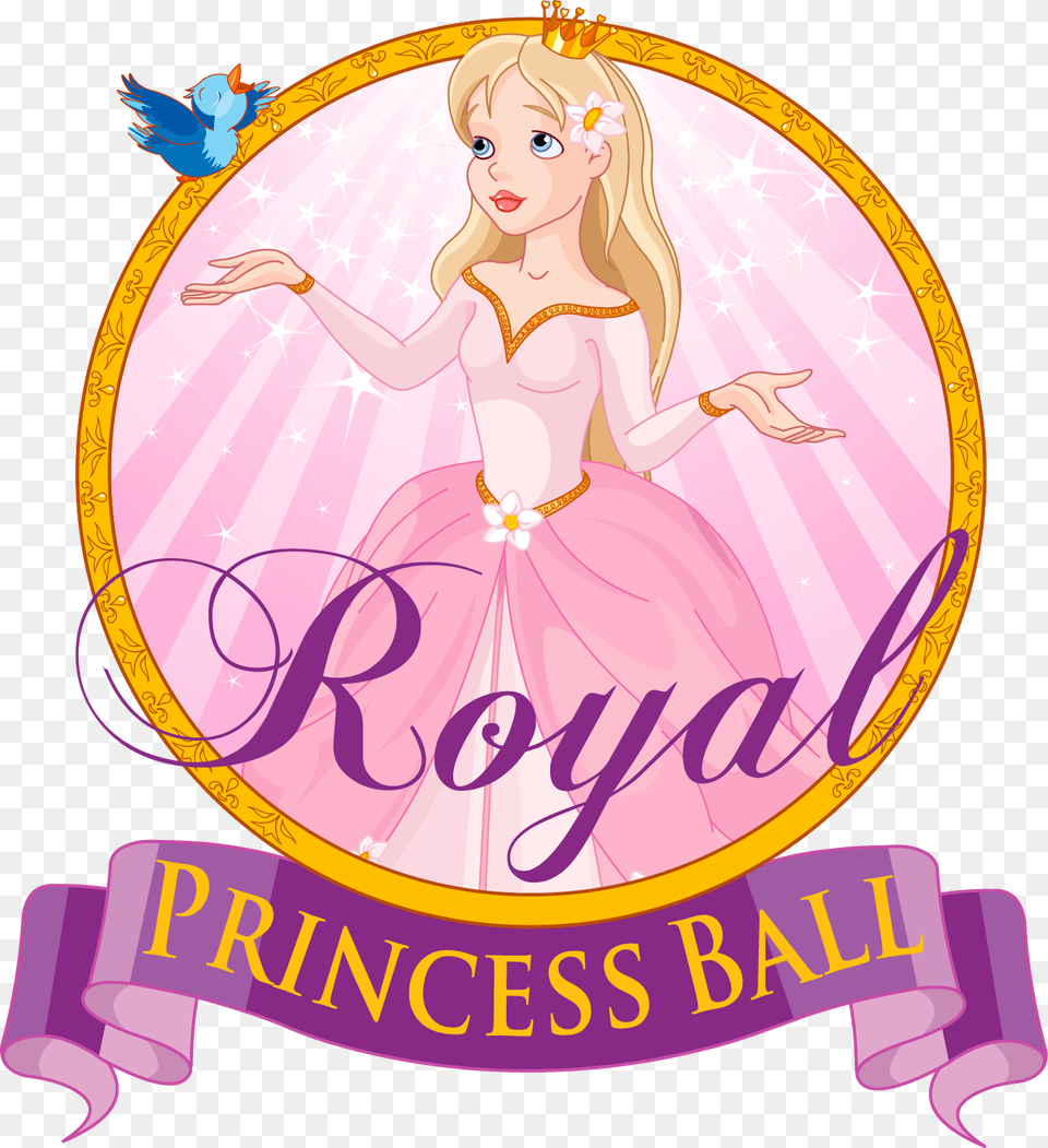 Royal Princess Ball Logo Royal Princess Ball, Figurine, Person, Baby, Doll Free Png