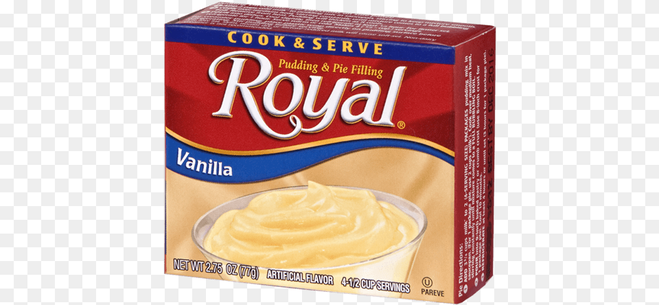 Royal Pudding Cook Amp Serve Vanilla, Custard, Food Free Transparent Png
