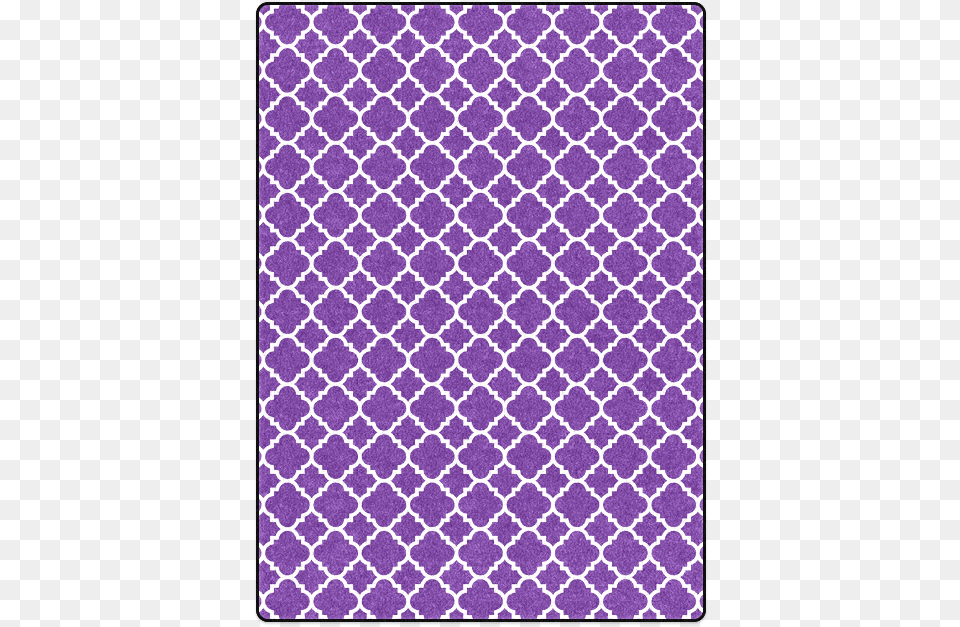 Royal Purple White Quatrefoil Classic Pattern Blanket Grouse Mountain, Home Decor, Rug, Blackboard Png