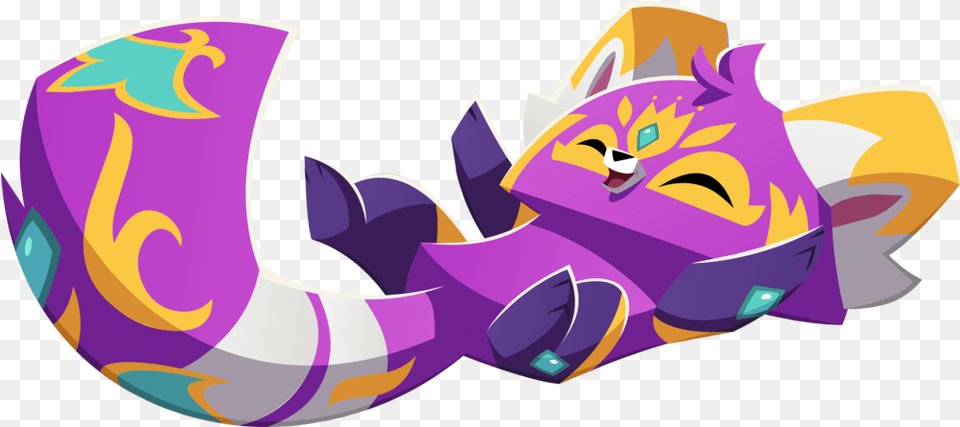 Royal Red Panda U2014 Animal Jam Archives Transparent, Art, Graphics, Purple, Fish Png Image