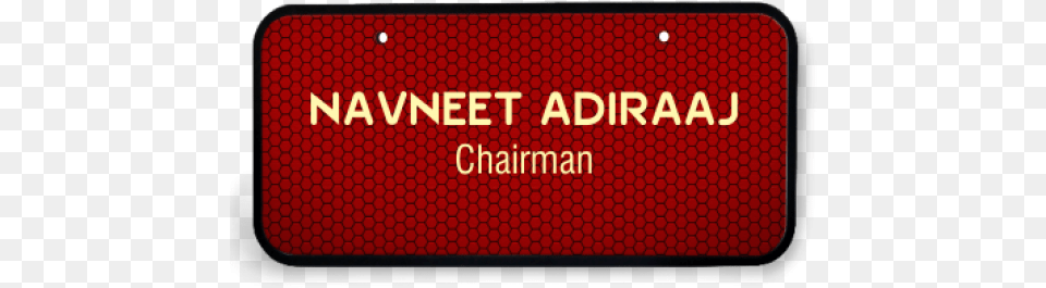 Royal Red Wooden Name Plate Carmine, Car, Transportation, Vehicle Png Image