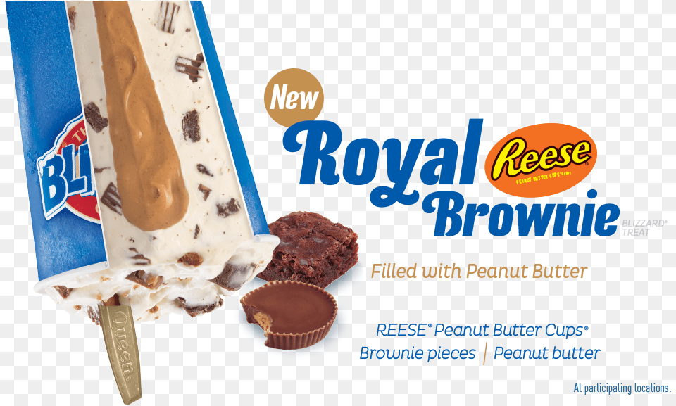 Royal Reese S Brownie Blizzard Dairy Queen Royal Reese39s Brownie Blizzard, Cream, Dessert, Food, Ice Cream Png