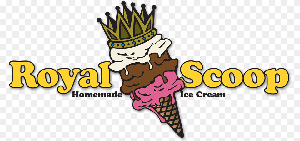 Royal Scoop Bonita Springs Royal Ice Cream Logo, Dessert, Food, Ice Cream, Baby Free Png
