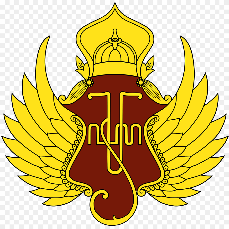 Royal Seal Of The Sultanate Of Yogyakarta Clipart, Badge, Emblem, Logo, Symbol Png