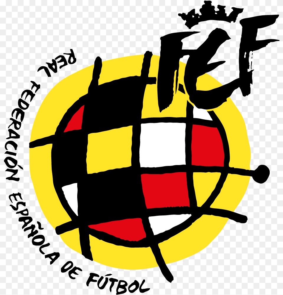 Royal Spanish Football Federation Logo Real Federacin De Ftbol, Sphere, Weapon, Ammunition Png Image