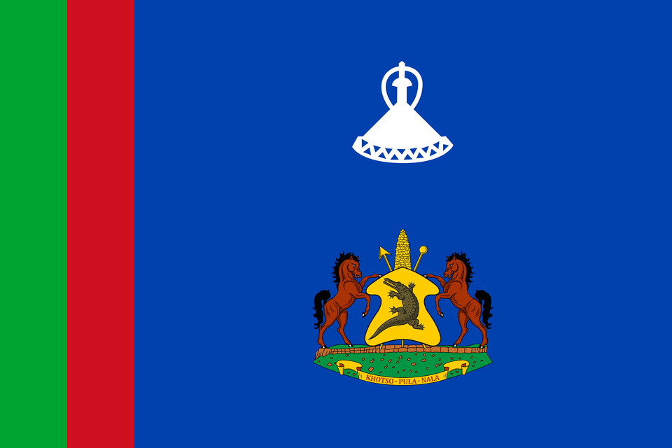 Royal Standard Of Lesotho Clipart, Indoors Png Image