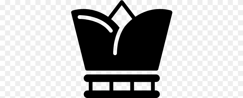 Royal Tall Crown Vector Shape, Gray Free Png