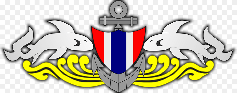 Royal Thai Navy Seals Emblem Clipart, Symbol, Logo, Dynamite, Weapon Png Image