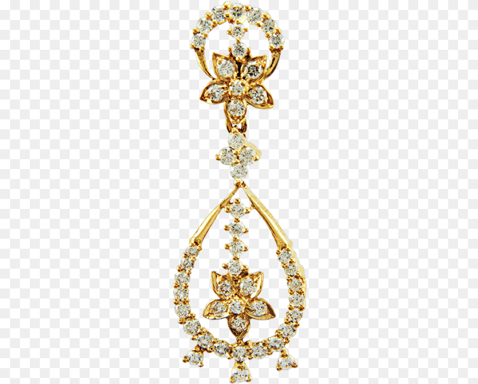 Royal Traditional Diamond Earrings Earring, Accessories, Jewelry, Gold, Gemstone Free Png