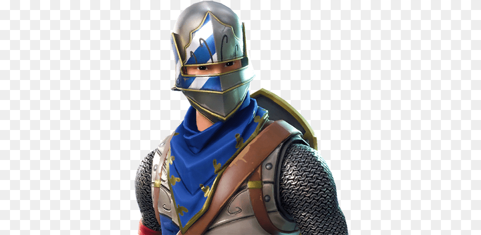 Royale Knight Fortnite Wallpapers Posted By Sarah Tremblay Blue Squire Fortnite, Person, Armor, Adult, Female Png