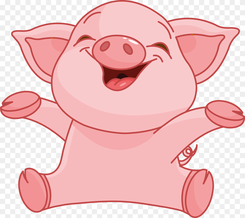 Royalty Cartoon Pig, Baby, Person Png Image