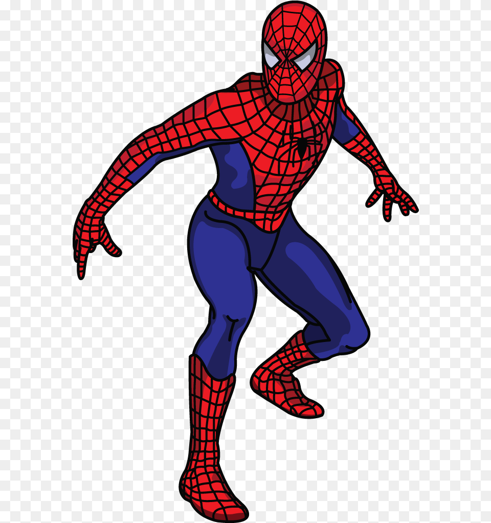 Royalty Download Drawing Superman Spider Man Spiderman Drawing, Adult, Male, Person, Ninja Free Transparent Png