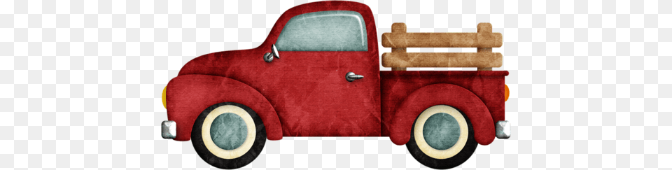 Royalty Download Jss Happycamper Jagger Old Red Truck Clipart, Transportation, Vehicle, Car Free Transparent Png