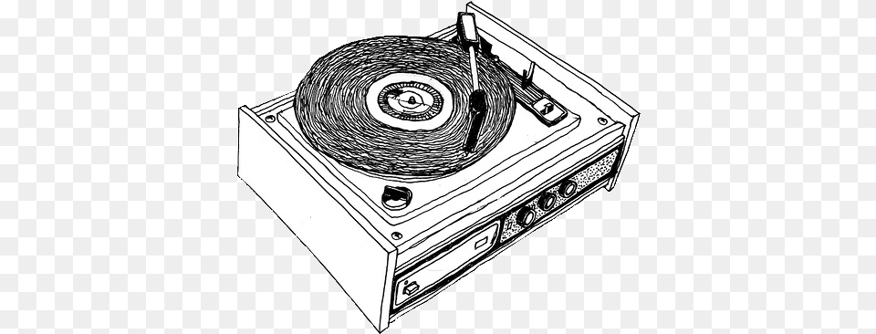 Royalty Download Vinyl Love Records In Illustrations Record Player Drawing, Electronics Png