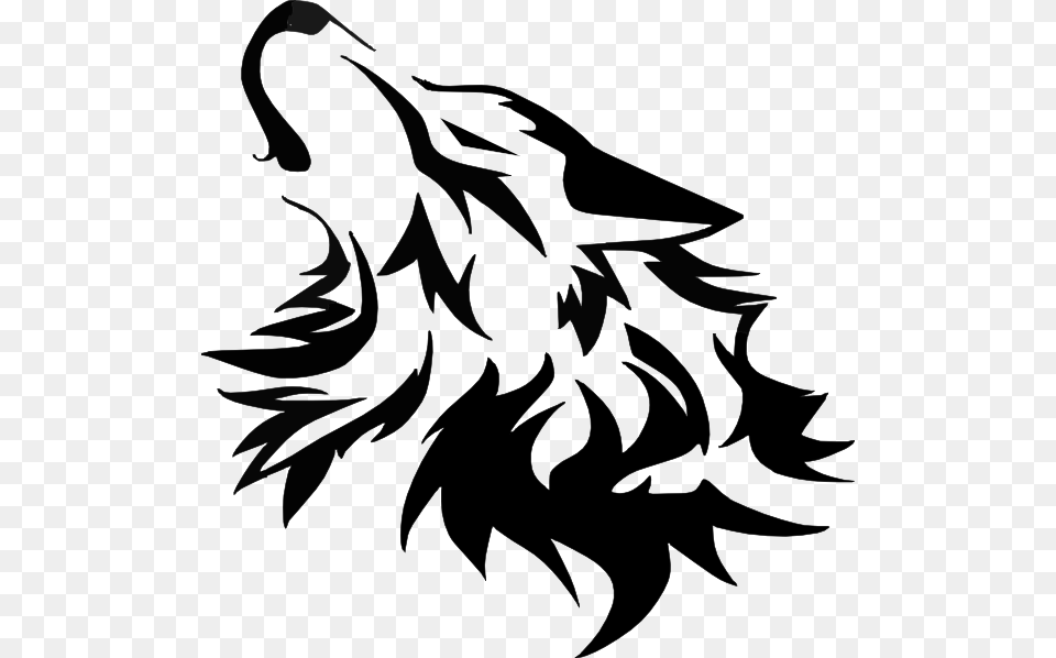 Royalty Collection Of High Quality Tatto Wolf Vector, Stencil, Animal, Fish, Sea Life Free Png Download