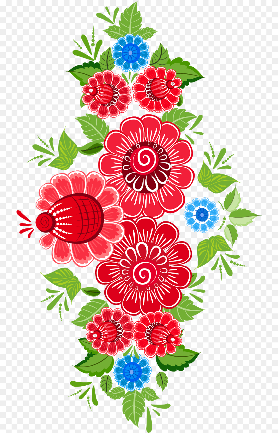 Royalty Free Download Flower Ornament Art Floral Design Mexican Flowers Clipart, Floral Design, Graphics, Pattern, Plant Png Image