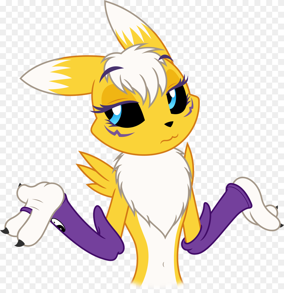 Royalty Renamon By Zutheskunk Know Your Meme Renamon Is Adorable, Book, Comics, Publication, Baby Free Transparent Png