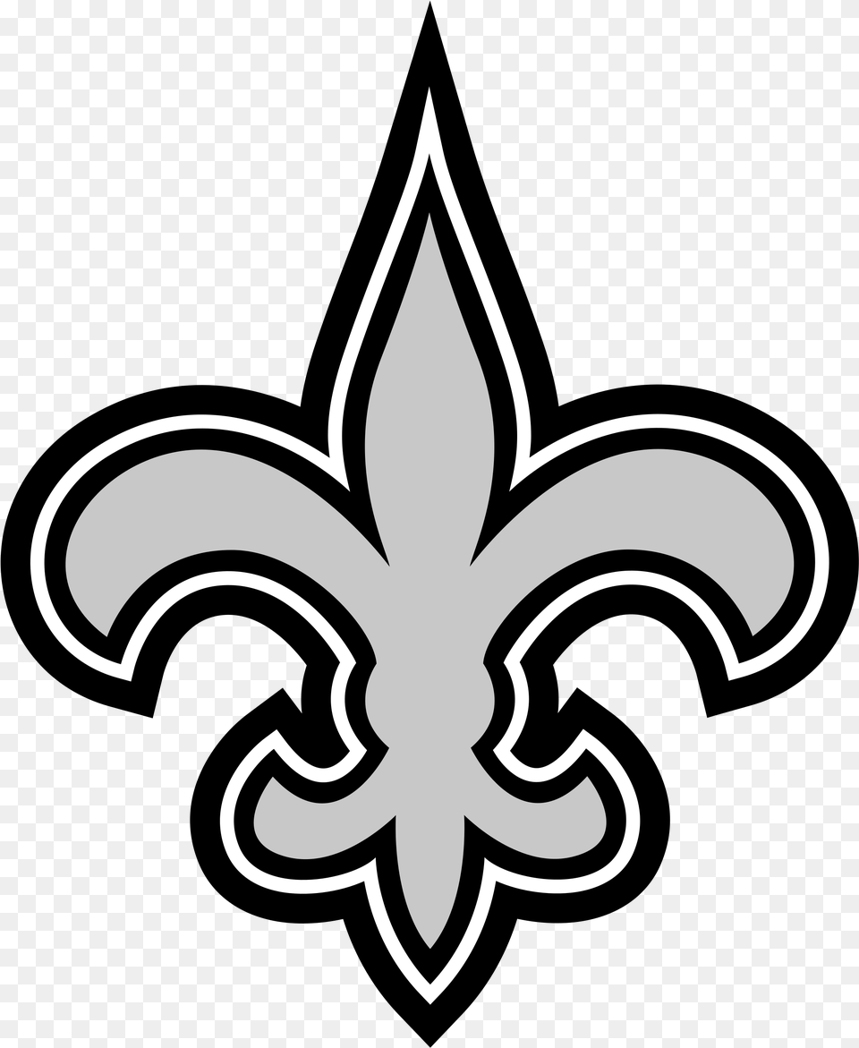Royalty Free Stock New Saints Logo Transparent New New Orleans Saints Logo, Emblem, Stencil, Symbol Png
