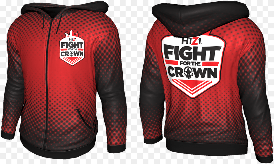 Royalty H1z1royalty Twitter Fight For The Crown Hoodie, Clothing, Coat, Jacket, Shirt Free Png