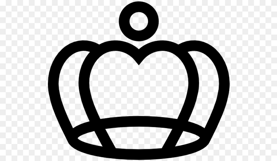 Royalty Icon, Gray Free Png