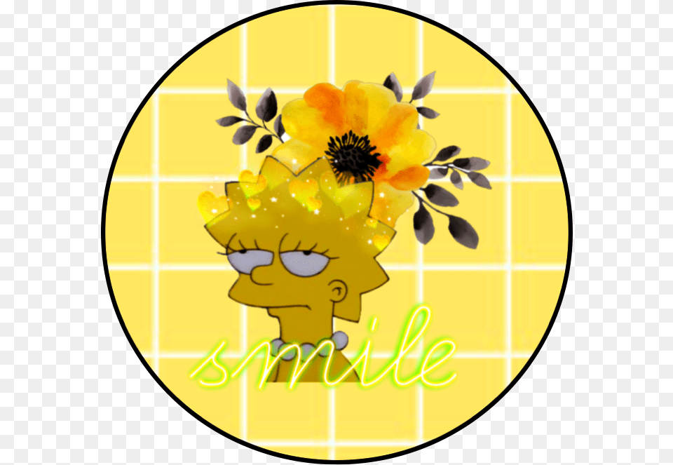 Royalty Idek Lise Yellow Art Sunflower Yellow Aesthetic, Graphics, Plant, Petal, Flower Free Png Download