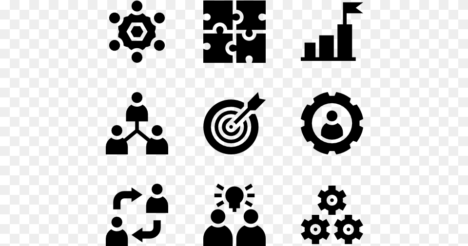 Royalty Library Crowd Icons Team Building Icon, Gray Png Image
