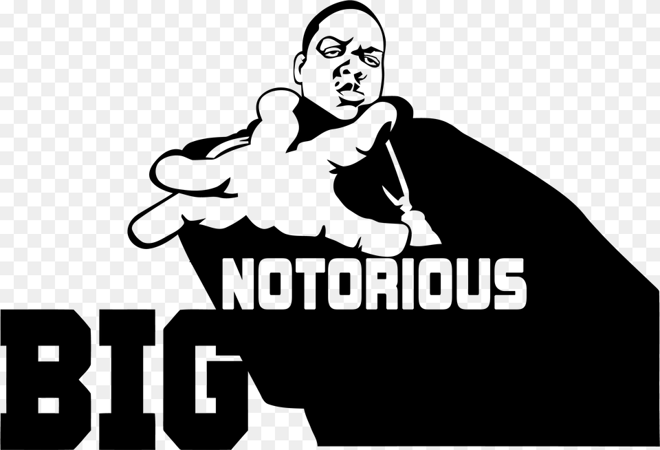 Royalty Library Images Of Smalls Stencil Spacehero Notorious Big Vector, Gray Png Image