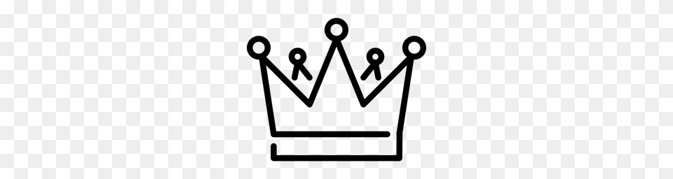 Royalty Queen King Miscellaneous Chess Piece Medieval Crown Icon, Gray Free Png