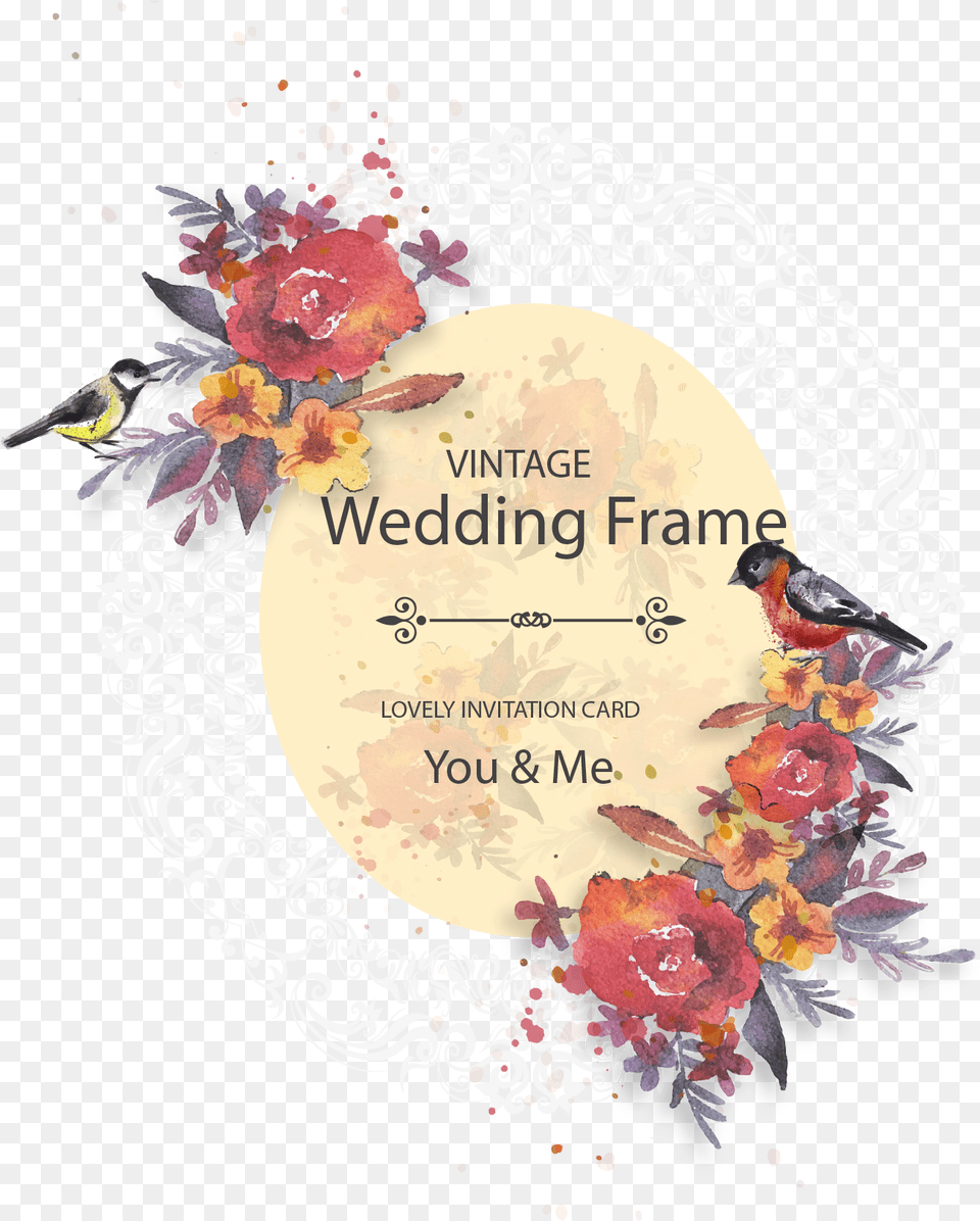 Royalty Stock Cards Vector Watercolor Wedding Invitation Card Vintage, Graphics, Art, Pattern, Floral Design Free Transparent Png