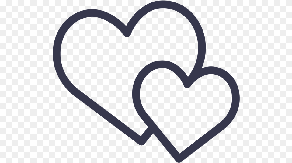 Royalty Stock Friends Svg Heart Double Heart Icon Png