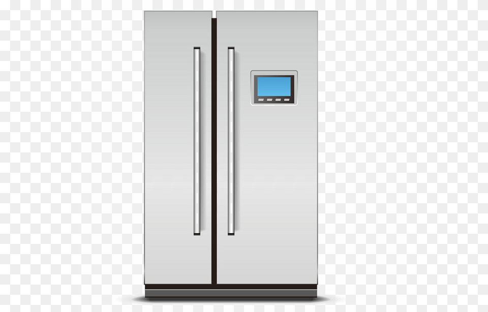 Royalty Two Refrigerator Mart Refrigerator Two Doors Clipart, Appliance, Device, Electrical Device Free Png Download