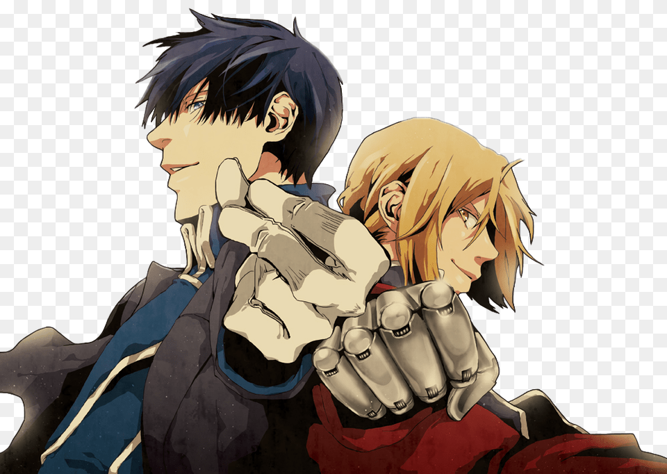Roymustang Mustang Roy Edward Elric Edwardelric Roy Mustang E Edward Elric, Publication, Book, Comics, Adult Free Png Download