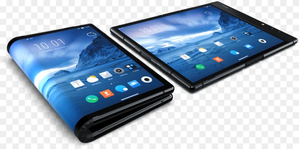 Royole Foldable Phone, Computer, Electronics, Tablet Computer, Mobile Phone Free Png Download